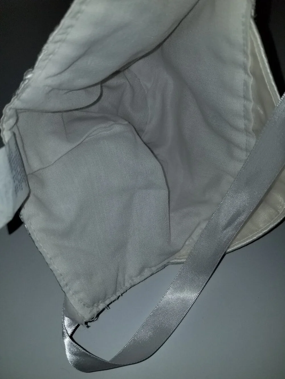 Vintage Quilted Baby Bonnet with Chin Ties